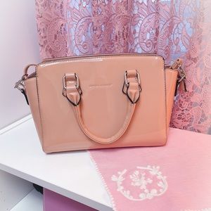 Nude Coral David Jones handbag